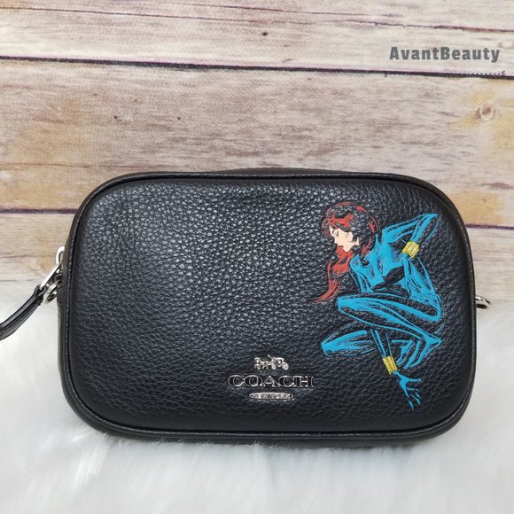 Coach Black Widow Novelty Crossbody Clutch New - Picture 8 of 13